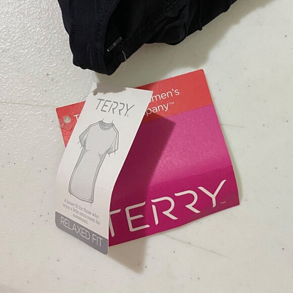 Terry Black Wave Transit Dress XXL Bike Cycling Sports Activewear Commuter - Picture 7 of 9